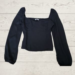 Reformation Black Reign Top SZ 8